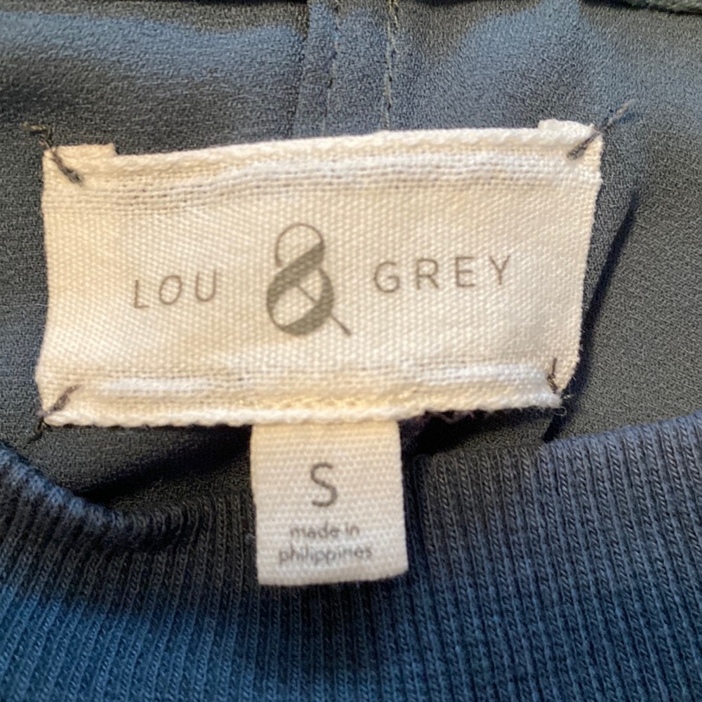 Dark green sheer sweatshirt